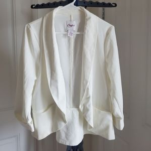White Candies Blazer, womens XL